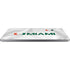 University of Miami White Jersey Universal Laptop 16in (13 x 9.4in) Skin